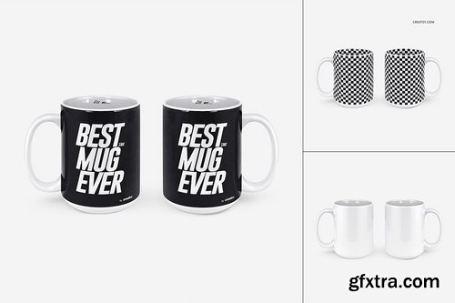 CM - Mug Mockup Set 15oz Many Views 1998462