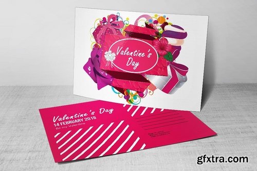 CM - 10 Valentines Day Postcard Bundle 2183054