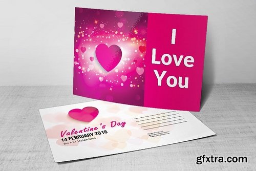 CM - 10 Valentines Day Postcard Bundle 2183054