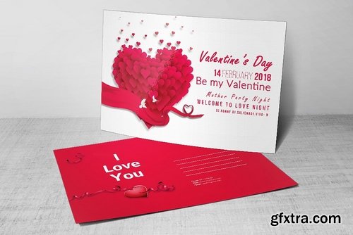 CM - 10 Valentines Day Postcard Bundle 2183054