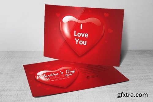 CM - 10 Valentines Day Postcard Bundle 2183054