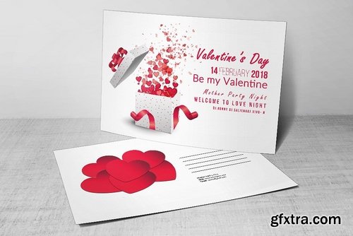 CM - 10 Valentines Day Postcard Bundle 2183054