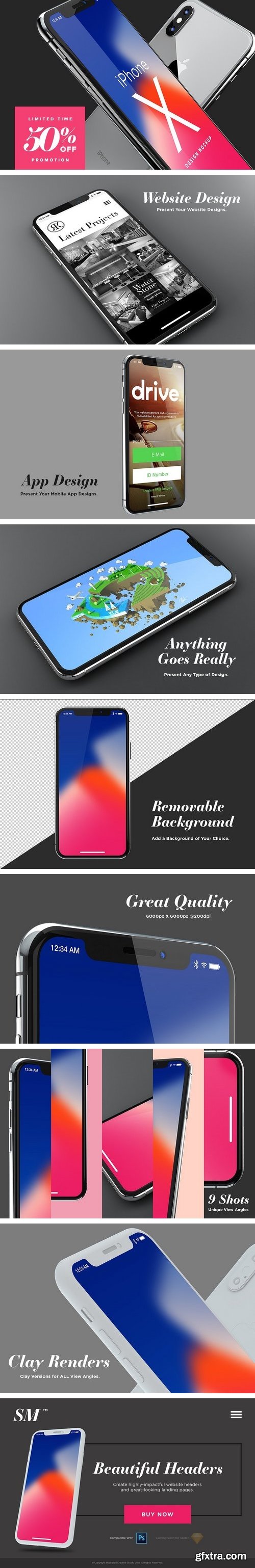 CM - iPhone X Design Mockup 1946972