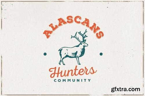 Vintage Deer Illustration Pack