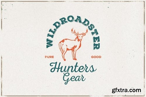 Vintage Deer Illustration Pack