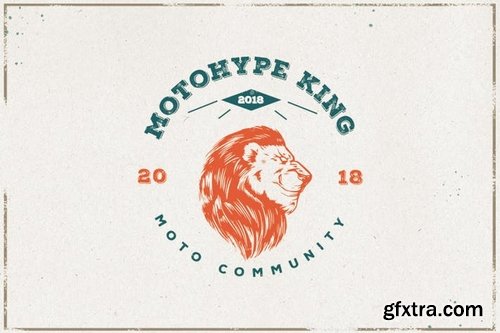 Vintage Lion Illustration Pack