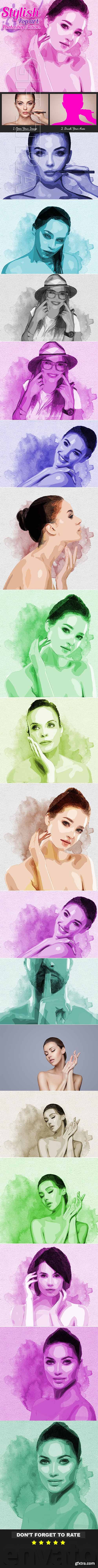 GraphicRiver - Stylish Pop Art Photoshop Action 21351891