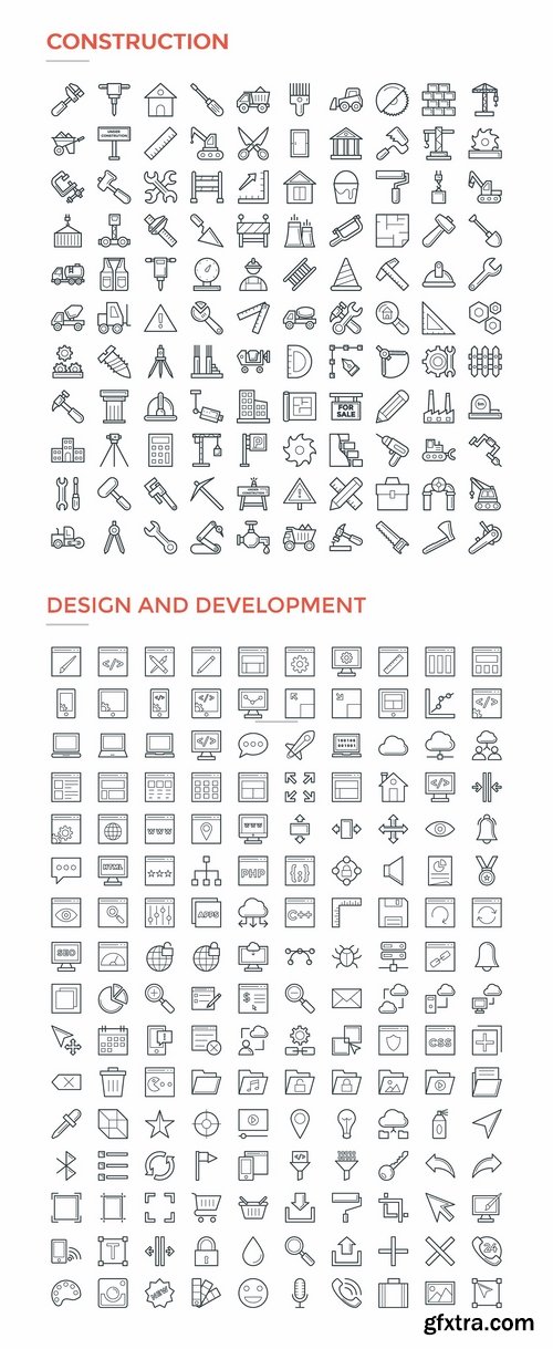 CM - 4800 Line Icons Pack 2201182