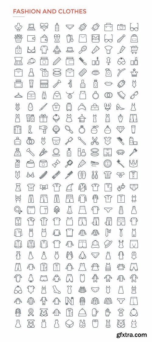 CM - 4800 Line Icons Pack 2201182