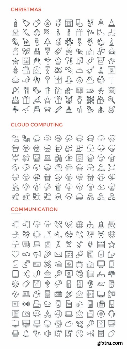 CM - 4800 Line Icons Pack 2201182