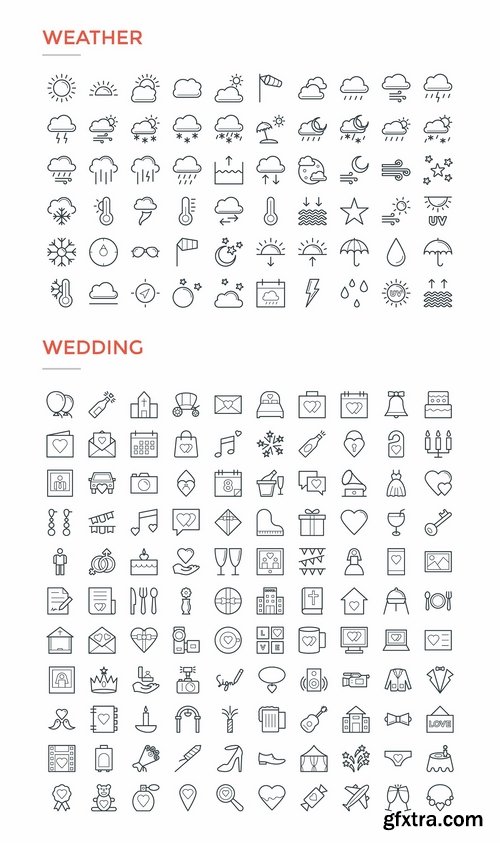 CM - 4800 Line Icons Pack 2201182