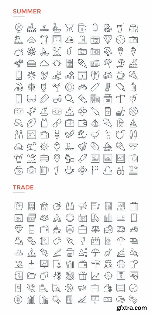 CM - 4800 Line Icons Pack 2201182