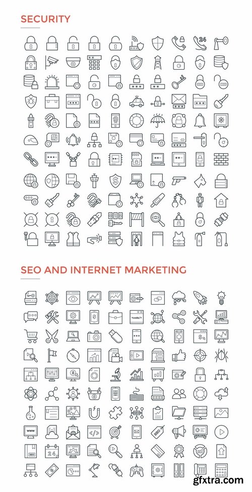 CM - 4800 Line Icons Pack 2201182