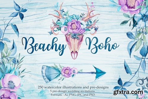 CM - Beachy Boho watercolor 2167694