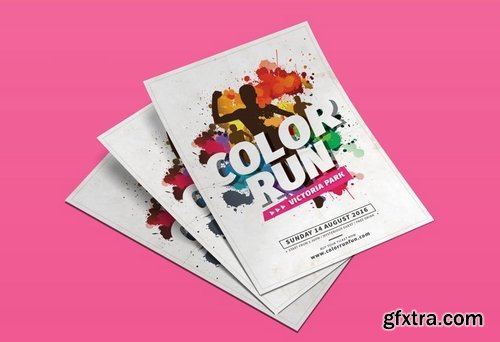 GraphicRiver - Color Run Fest 17043640