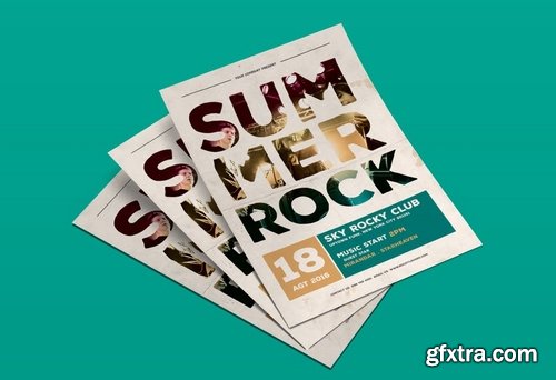 GraphicRiver - Summer Rock Flyer 16846850