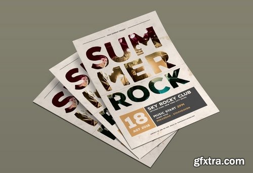 GraphicRiver - Summer Rock Flyer 16846850