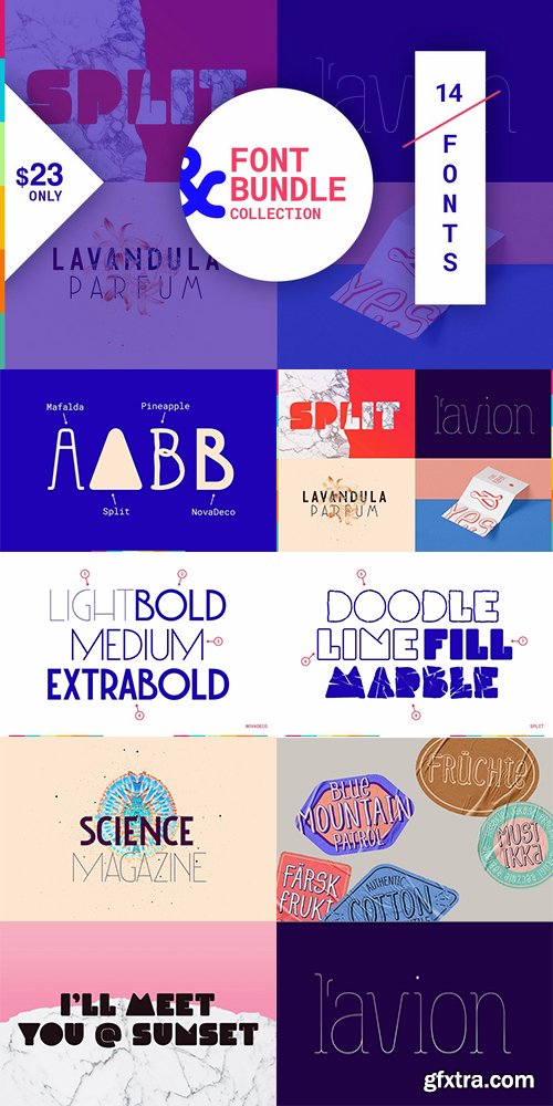 CM - Font Bundle Collection vol.1 2237201