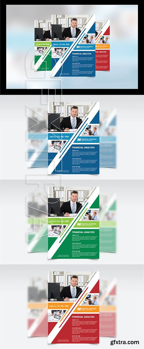 CreativeMarket - Financial Analysis Flyer Vol 1 2266457