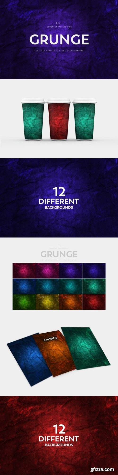 Abstract Grunge Texture Backgrounds