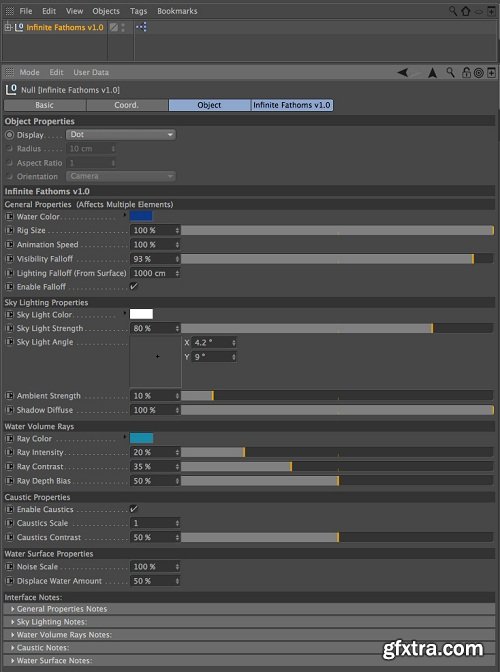 Infinite Fathoms 1.1.2 for Cinema 4D