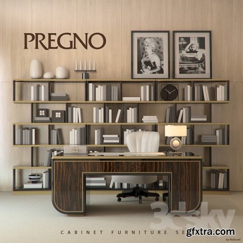 Pregno cabinet set