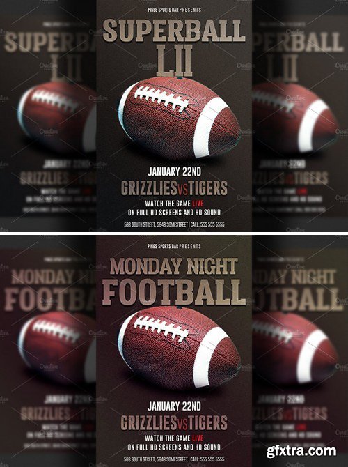 CM - American Football Super Bowl Flyer 2232764