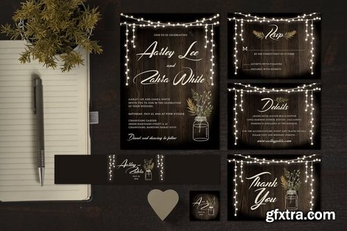 Rustic Wedding Invitation