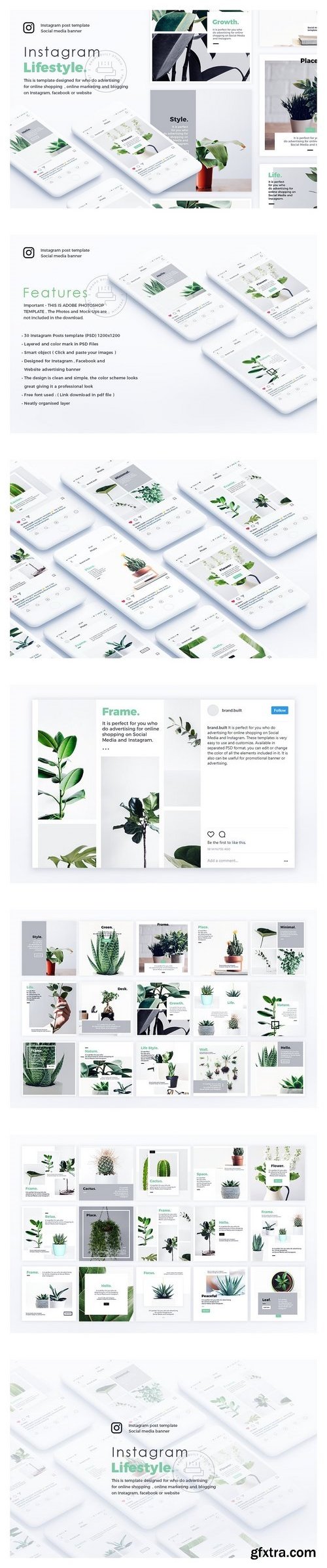 CM - Lifestyle Instagram Posts Template 1999243