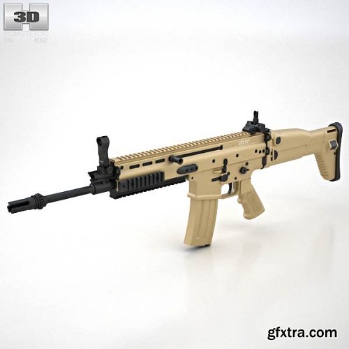 FN SCAR-L 3D model