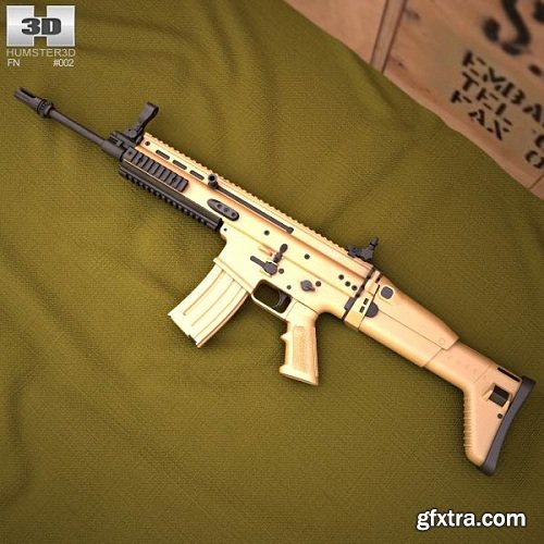 FN SCAR-L 3D model