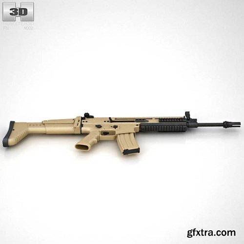 FN SCAR-L 3D model