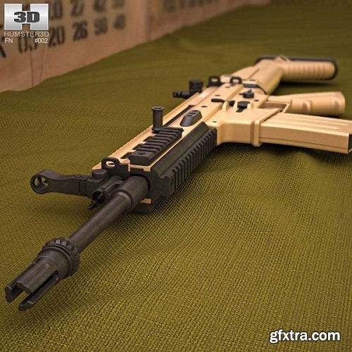 FN SCAR-L 3D model