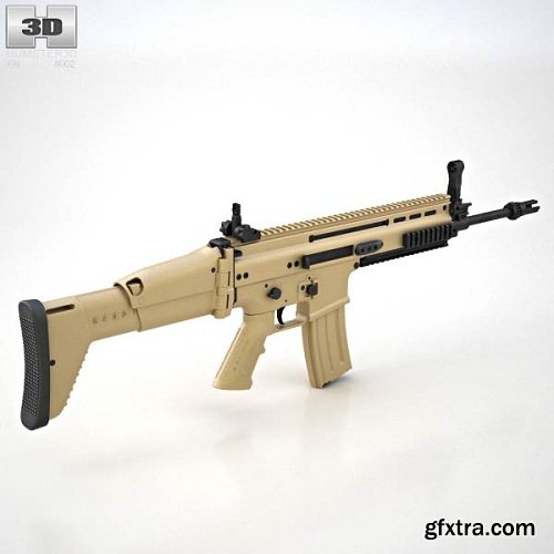 FN SCAR-L 3D model