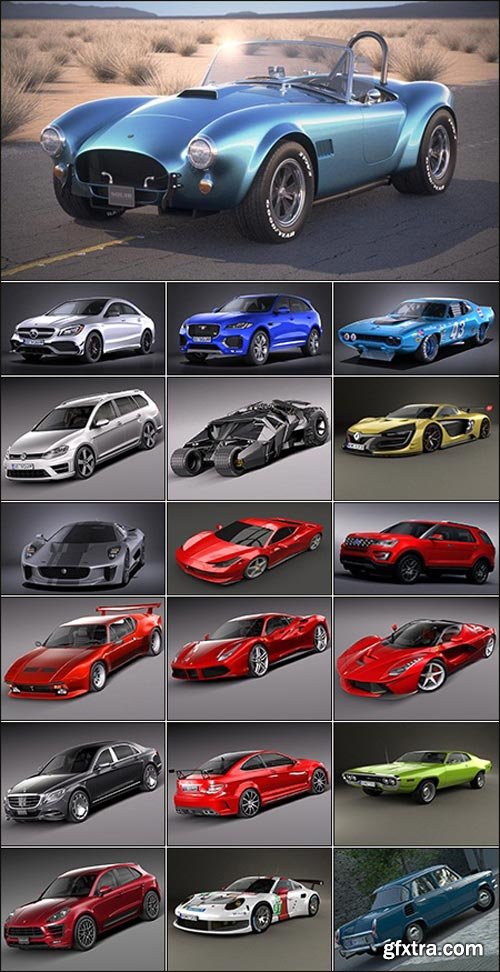 3D Car Models Collection