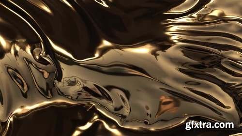 MotionArray - Animation Of Gold Waves Motion Graphics 57640