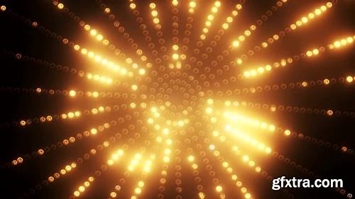 MotionArray -  Gold Circle LED Motion Graphics 57639