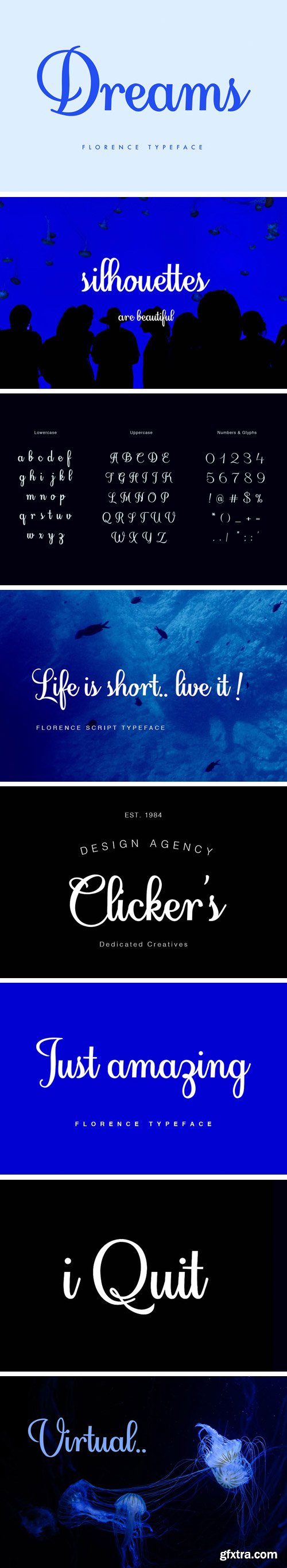 Florence Script Typeface