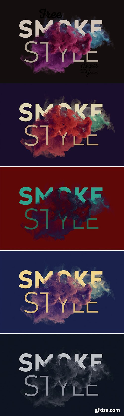 Smoke Scene PSD Mockups