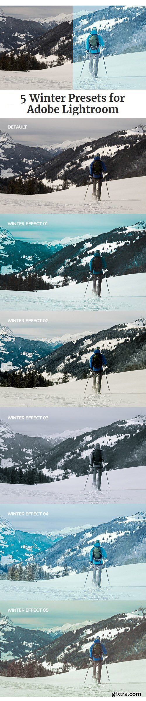 5 Winter Lightroom Presets