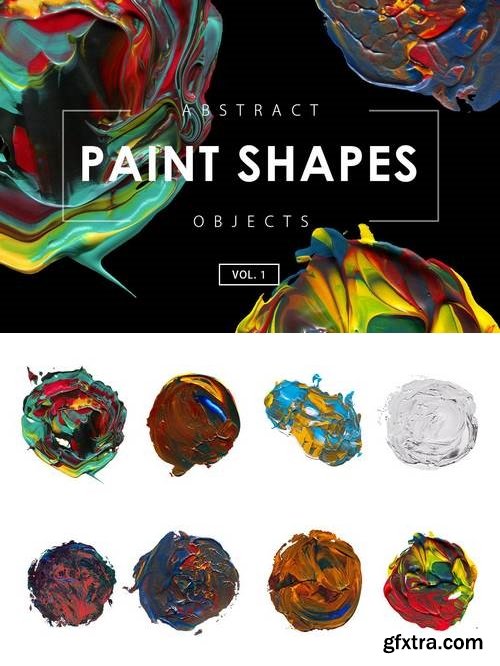 Abstract Paint Shapes 1