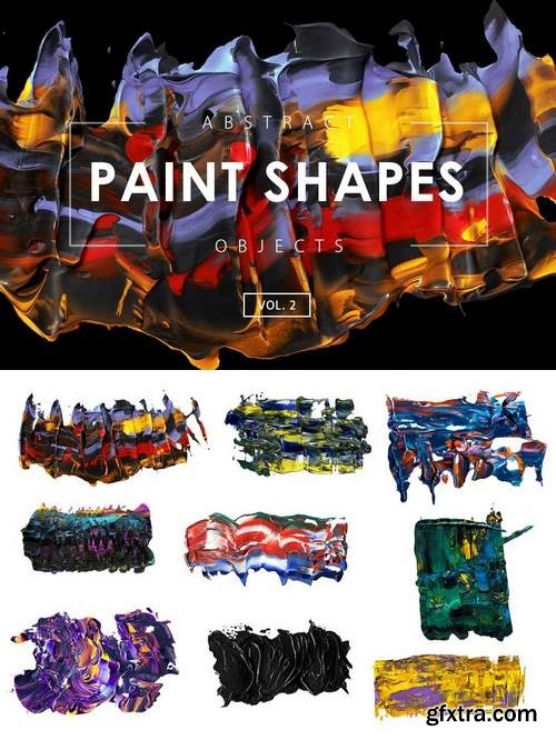 Abstract Paint Shapes 2