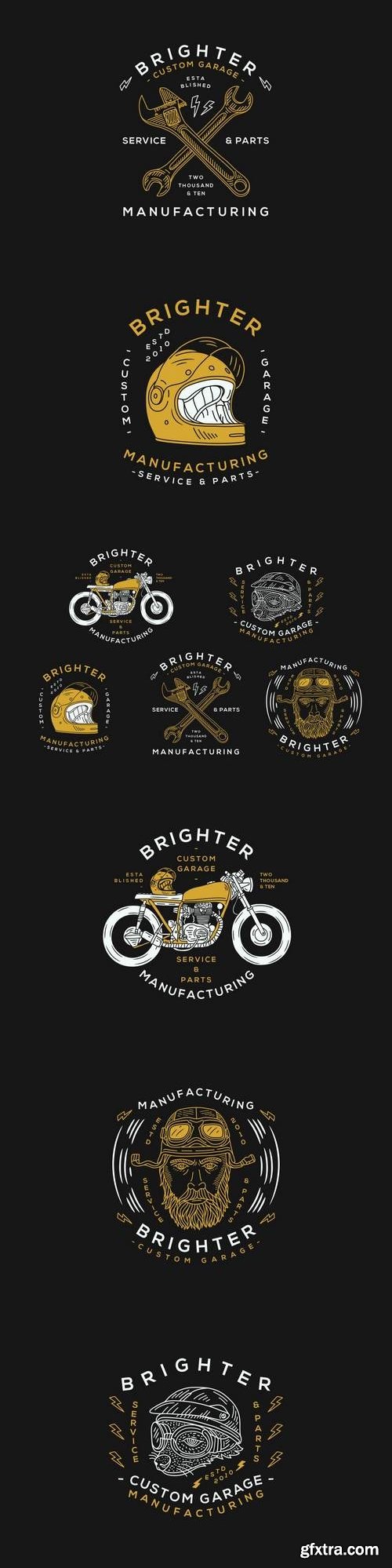 Motorcycle Logo Badge