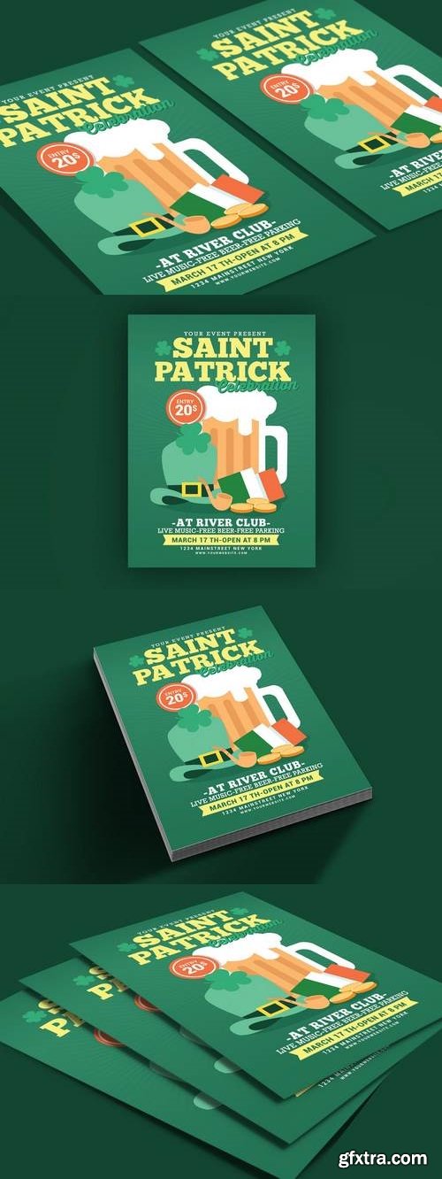 Saint Patrick Celebration Flyer