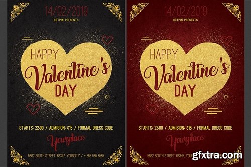 CM - Valentines Day Psd Flyer 2223380