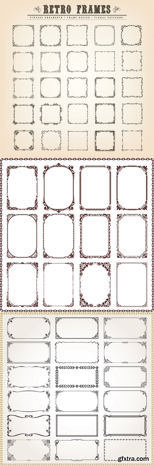 Vectors - Ornate Vintage Frames 58