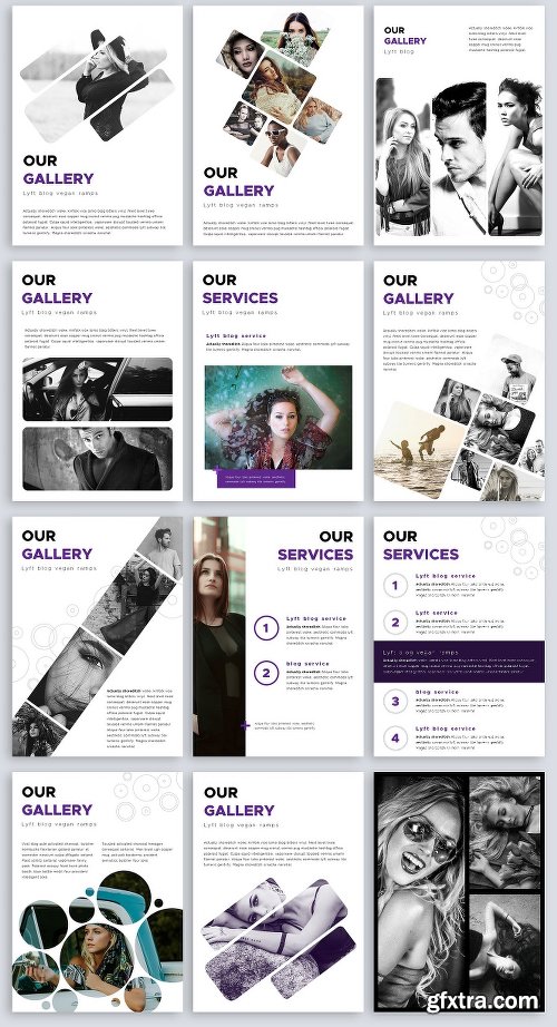 CreativeMarket A4 Phantom PowerPoint Template 2250979