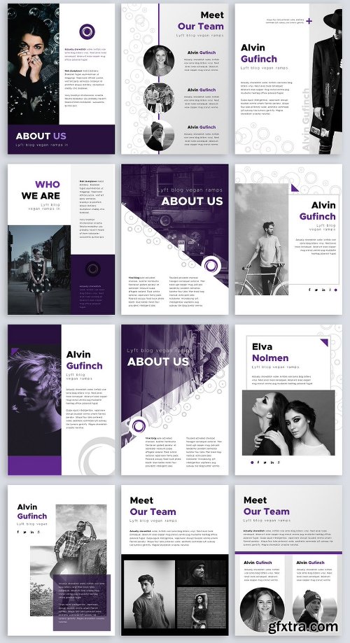 CreativeMarket A4 Phantom PowerPoint Template 2250979