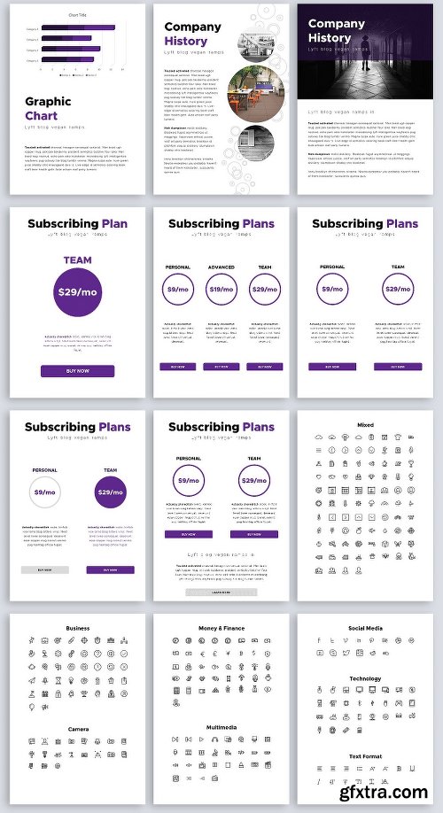 CreativeMarket A4 Phantom PowerPoint Template 2250979