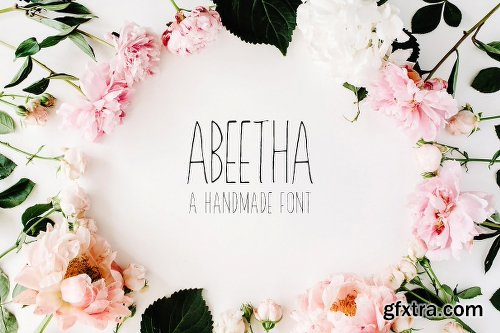 CreativeMarket Abeetha Hand Drawn Font 2234825